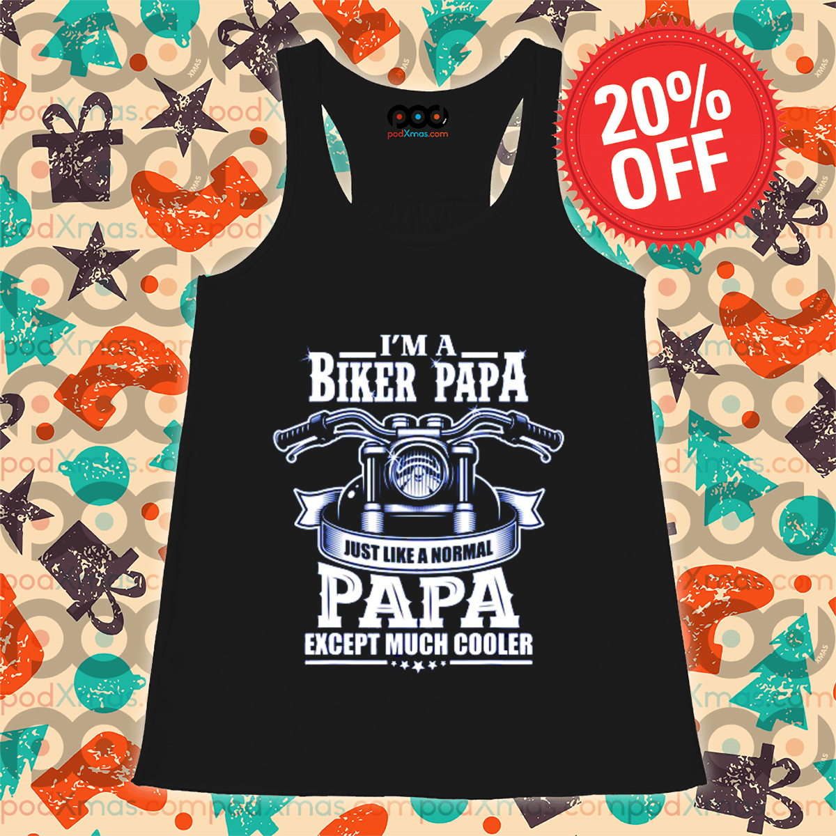 I Am A Biker Papa Just Like A Normal Papa Except Much Cooler Shirt