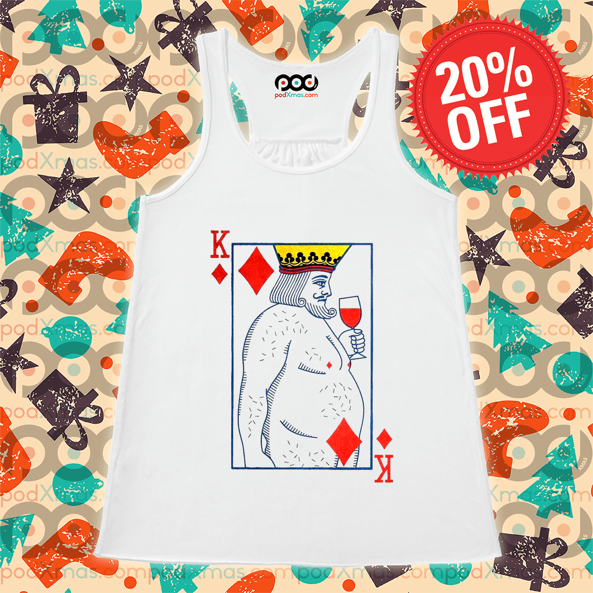 King Card Fat Drink Beer Shirt