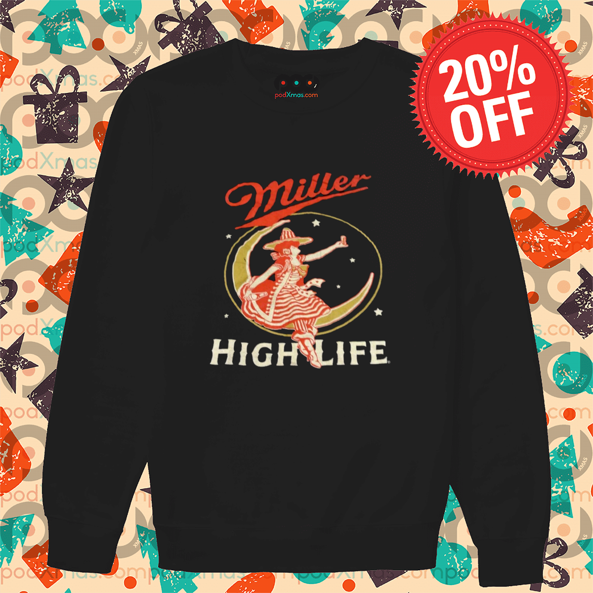 Lady Moon Miller High Life Shirt