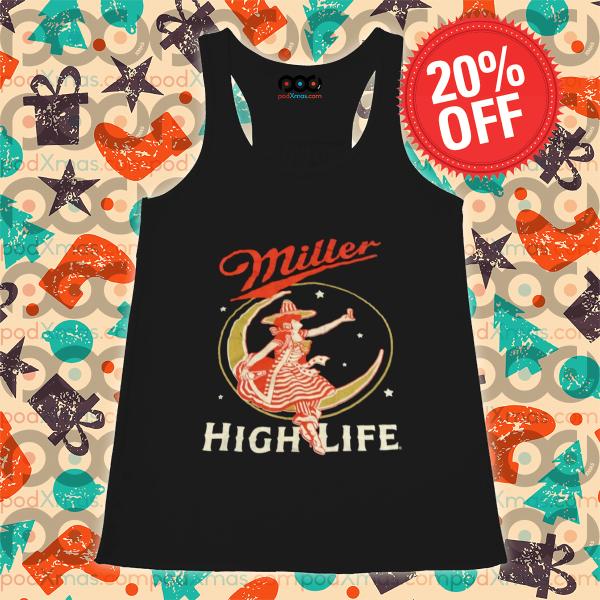 Lady Moon Miller High Life Shirt