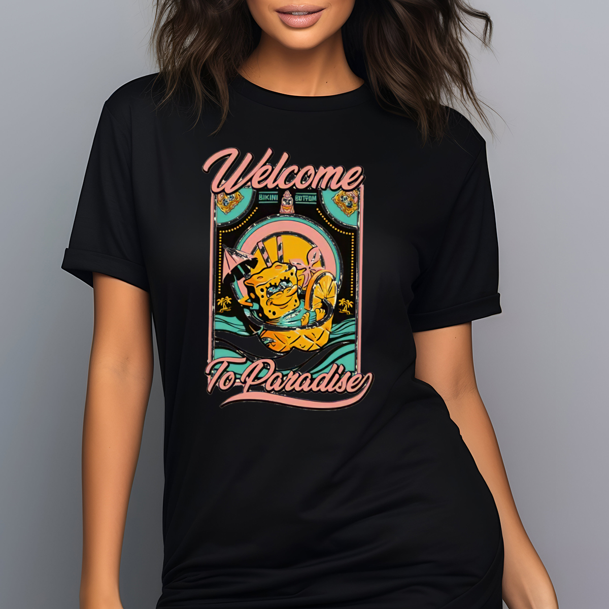 Spongebob Welcome To Paradise 2024 Shirt