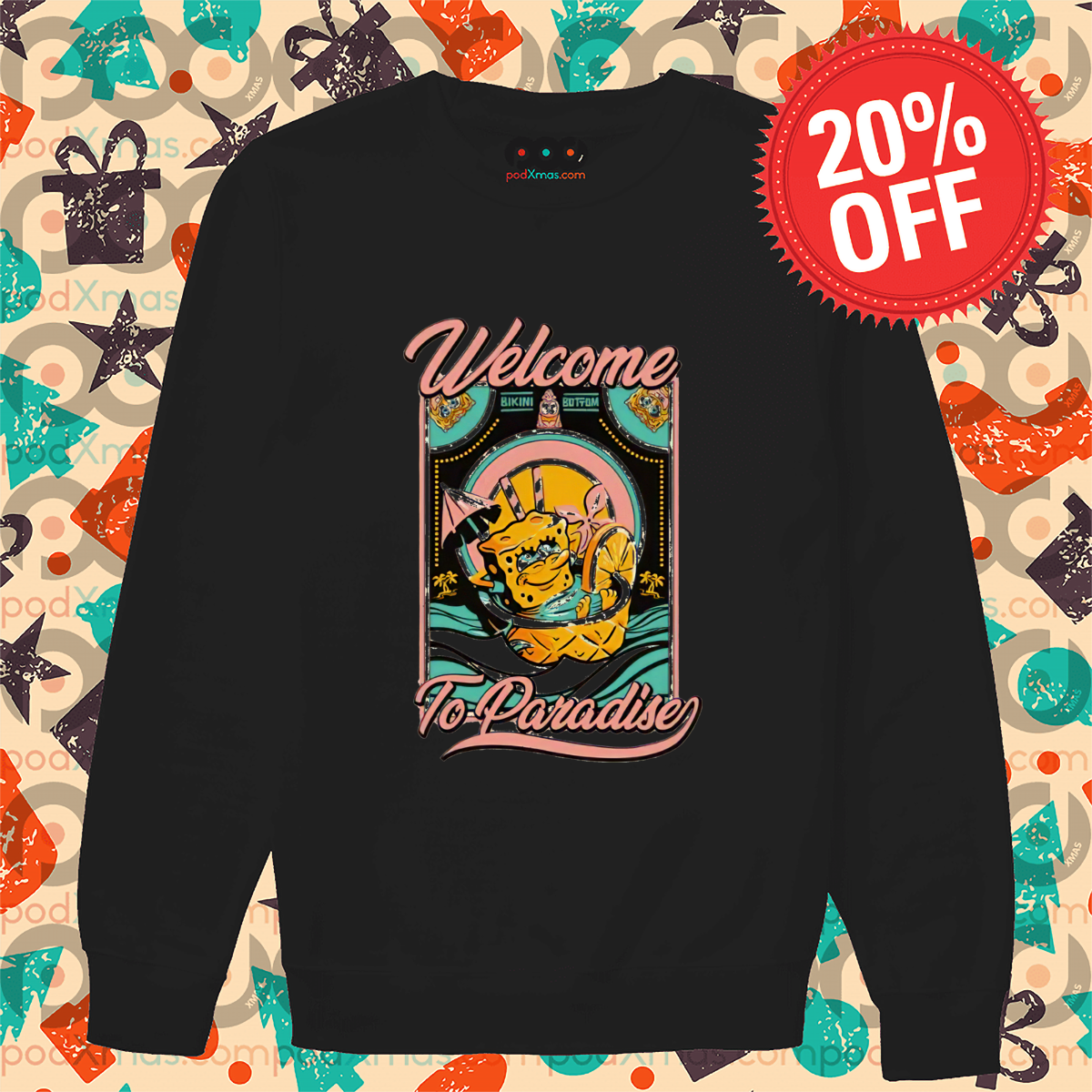 Spongebob Welcome To Paradise 2024 Shirt