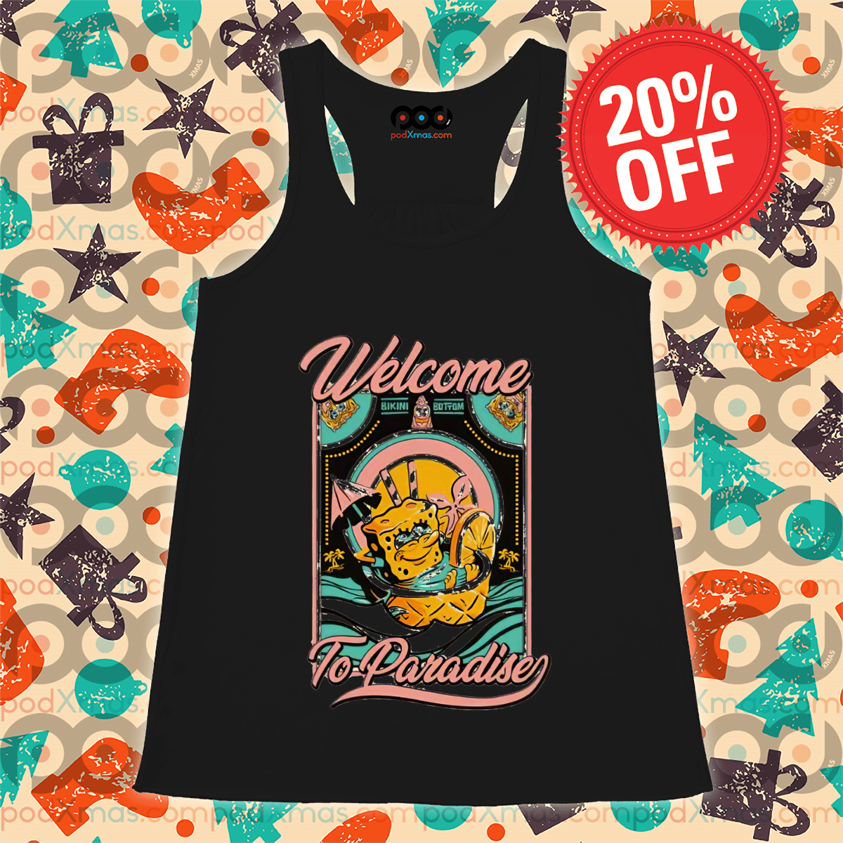Spongebob Welcome To Paradise 2024 Shirt