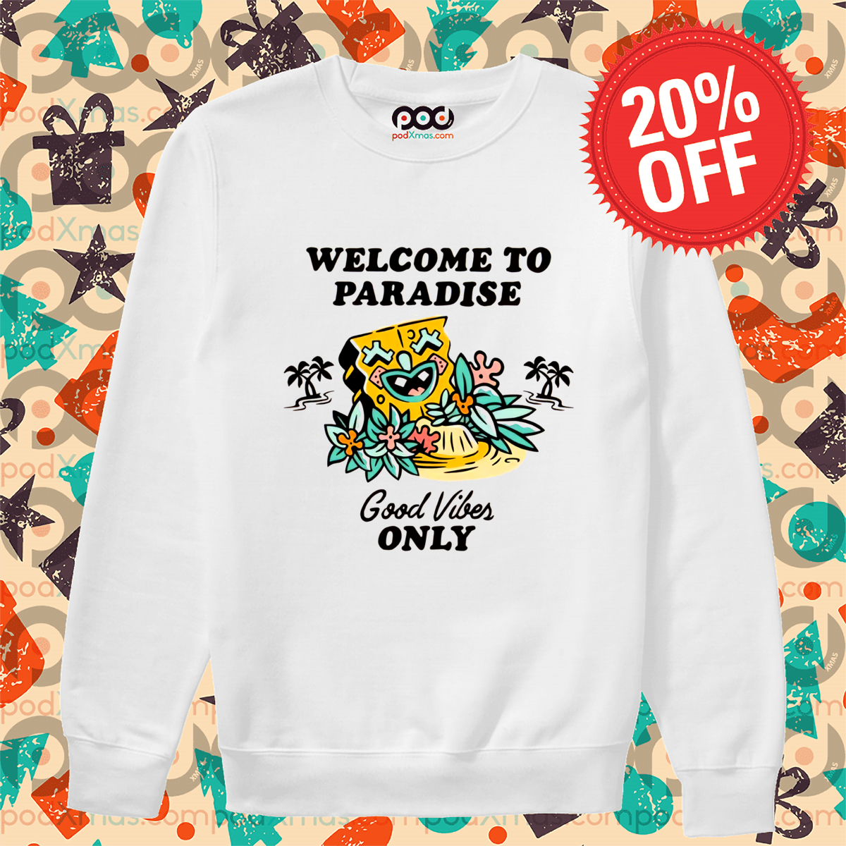 Spongebob Beach Welcome To Paradise 2024 Shirt