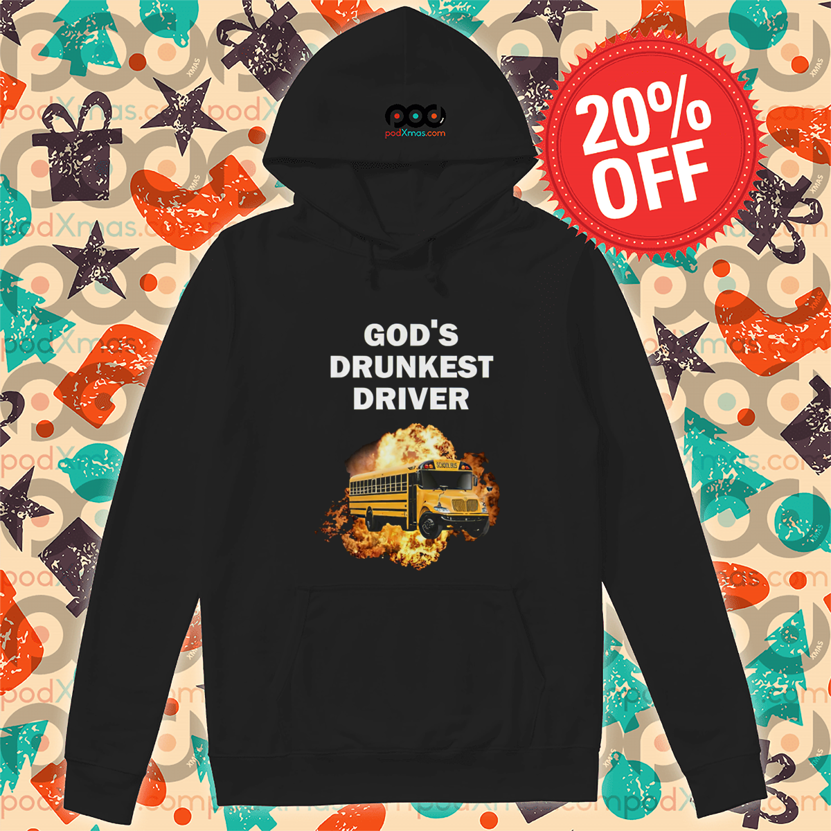 School Bus God's Drunkest Driver Shirt