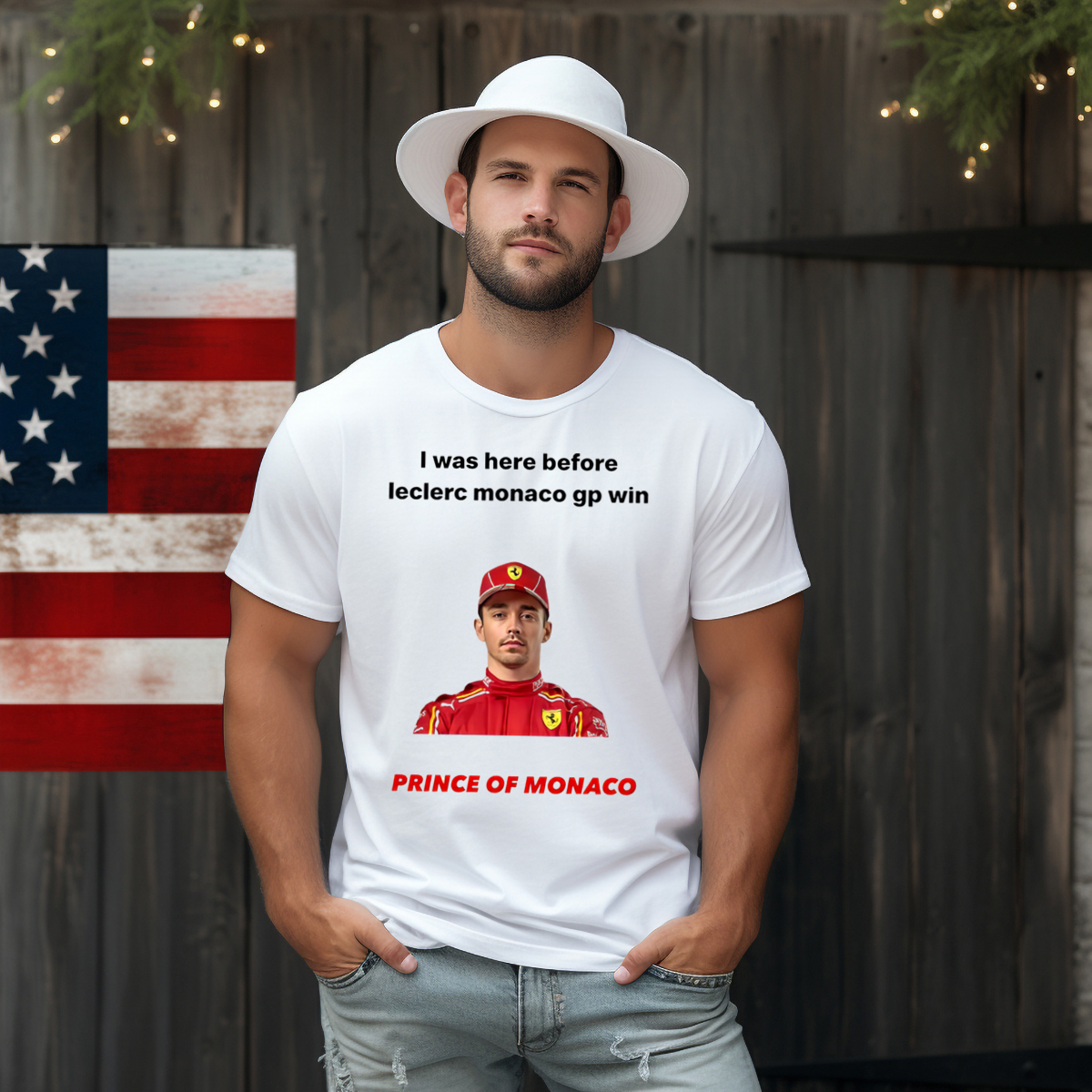 I Was Here Before Leclerc Monaco Gp Win Prince Of Monaco Shirt