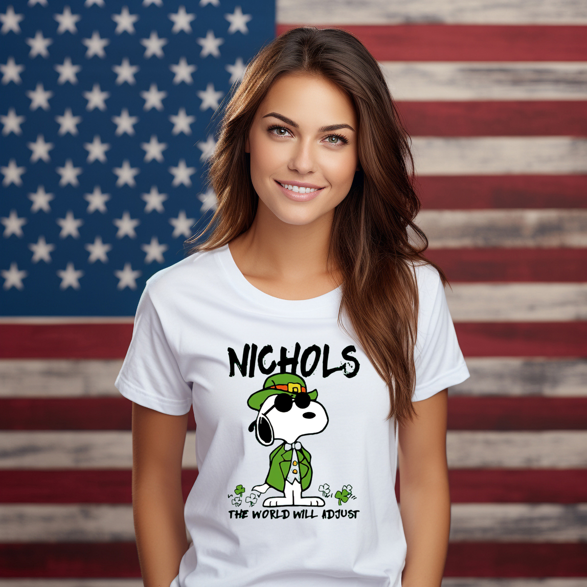 Snoopy St Patrick Day Nichols The World Will Adjust Shirt