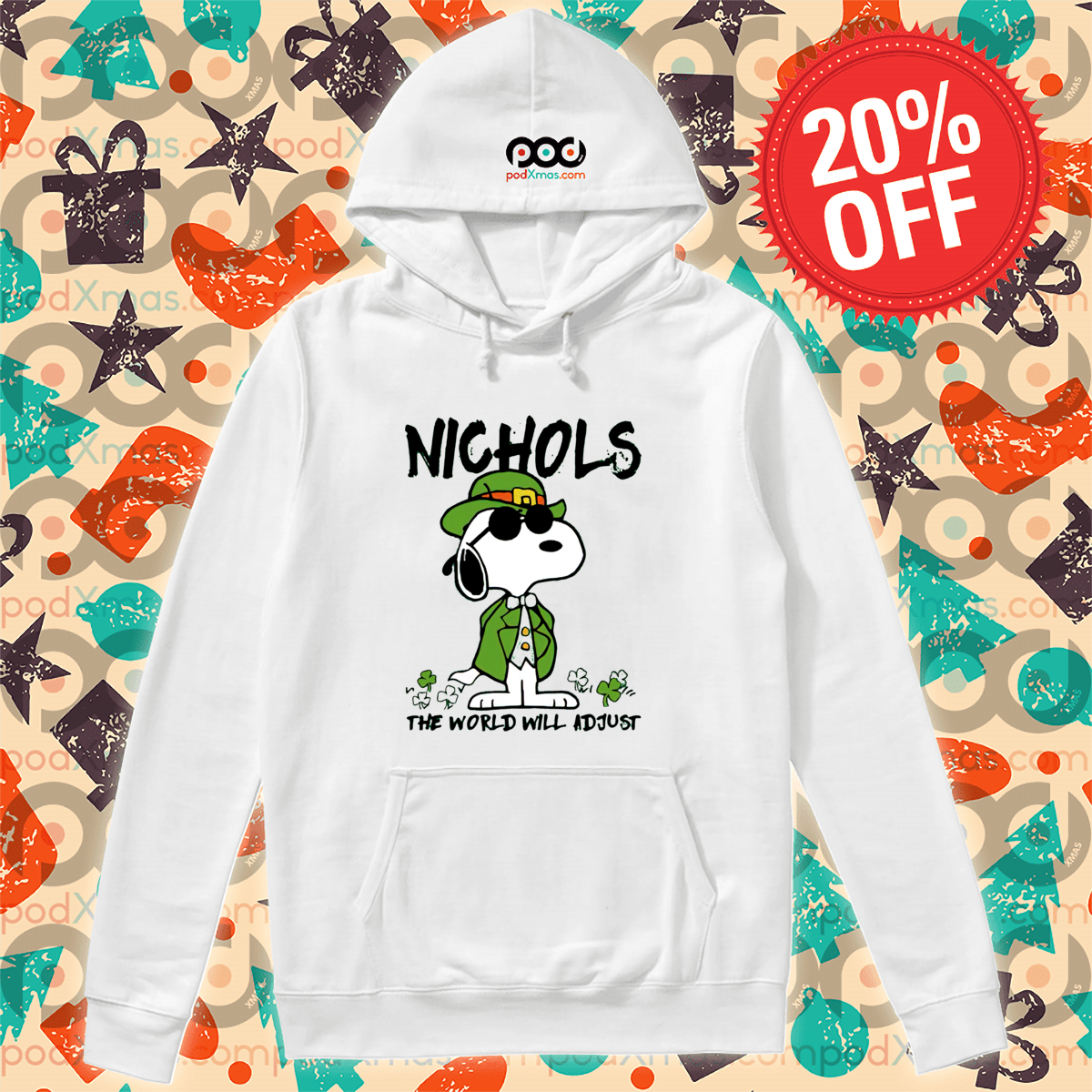 Snoopy St Patrick Day Nichols The World Will Adjust Shirt