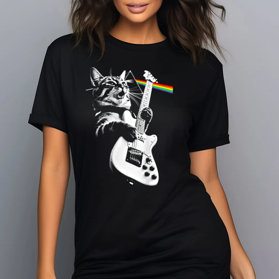 Cat Play Guitar Pink Floyd 2024 Shirt