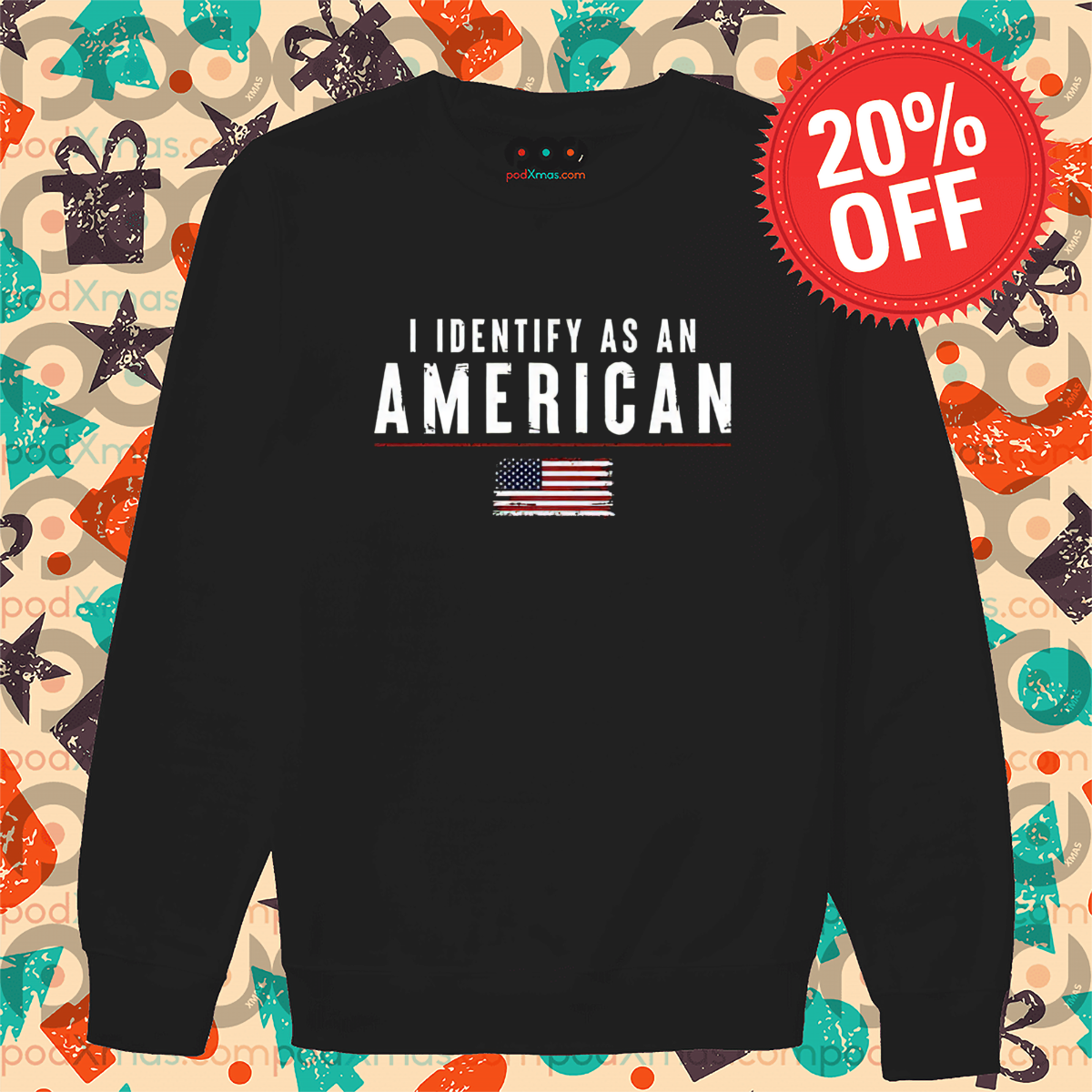 I Identify As An American 2024 Shirt