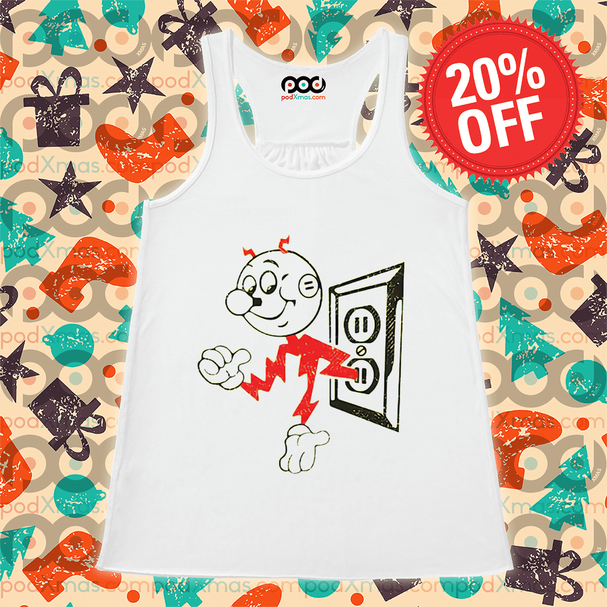 Reddy Kilowatt Power outlet 2024 Shirt