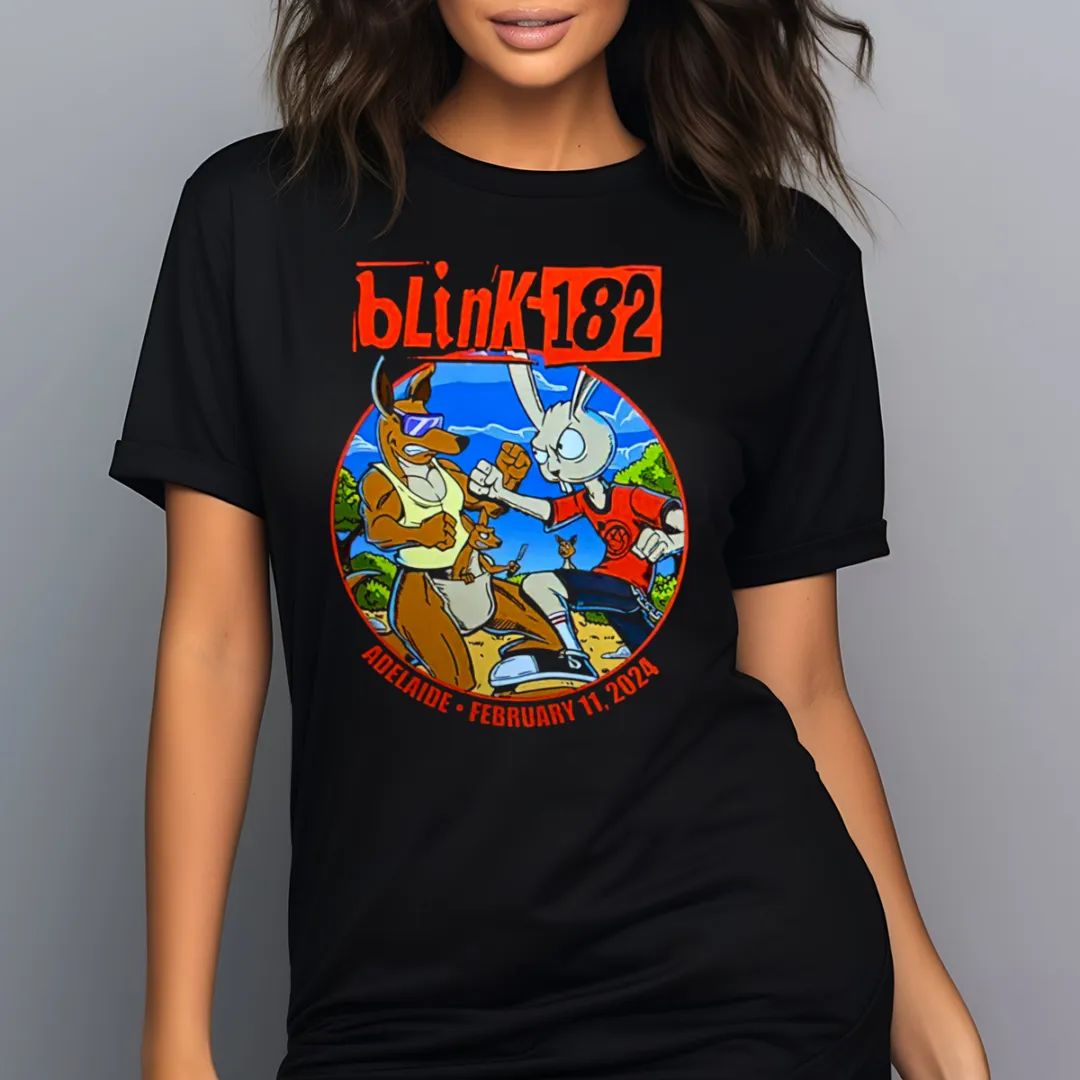 Blink 182 Adelaide February 11 2024 Shirt