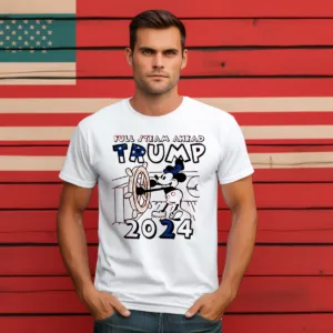 Mickey Mouse Full Steam Ahead Trump 2024 Shirt