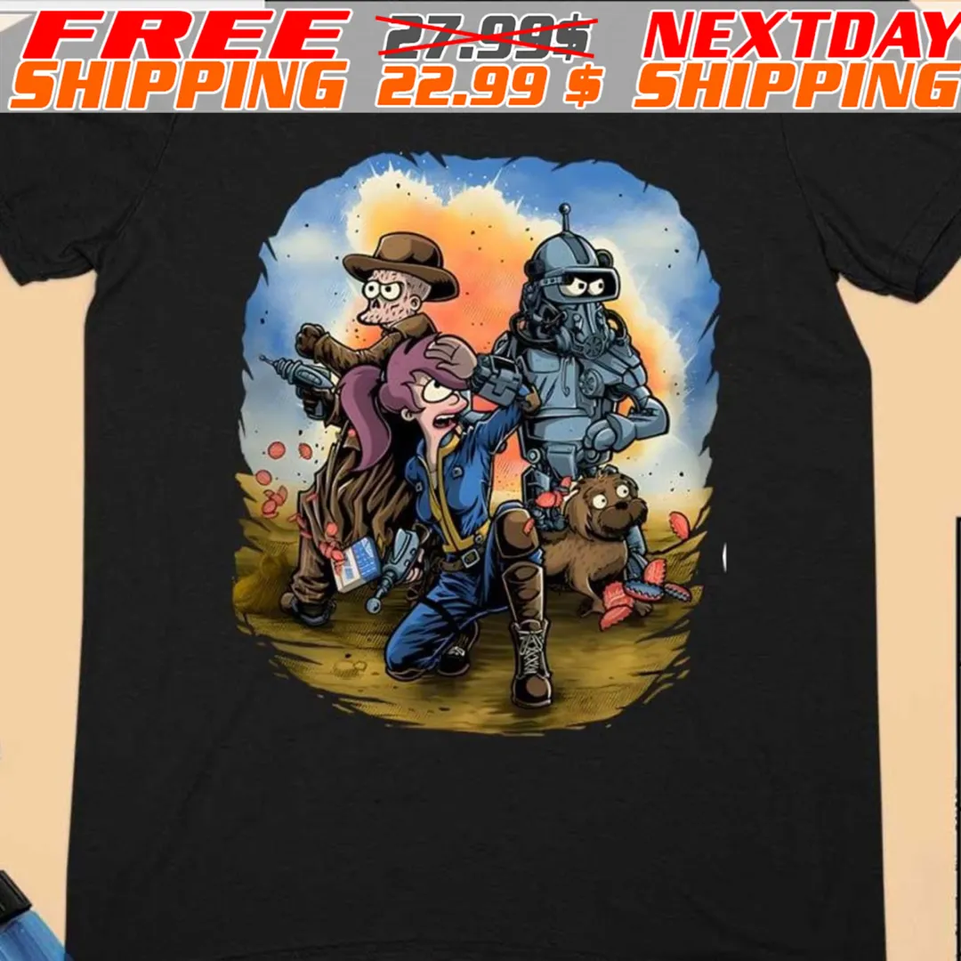 Awesome Fallout and Futurama Futurout Shirt