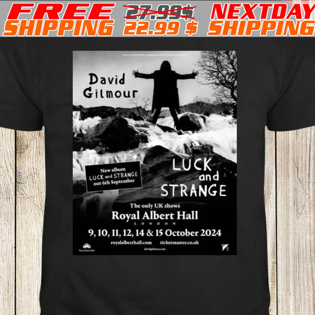 Pink Floyd’s David Gilmour Books Exclusive London Shows at The Royal Albert Hall Shirt