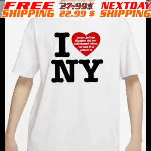 I Love Ny I Know Jeffrey Epstein Did Not Kill Himself When He Was In A Prison In Ny Shirt