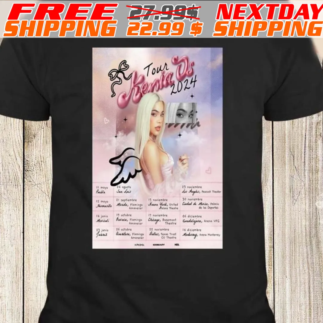 Kenia Os Pink Aura Tour 2024 Shirt
