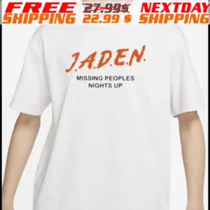 Jaden Missing Peoples Nights Up Shirt