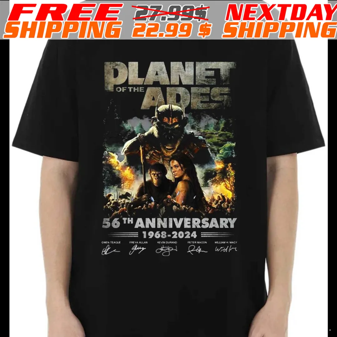 Kingdom Of The Planet Of The Apes 56th Anniversary 1968 2024 Thank You For The Memories Shirt