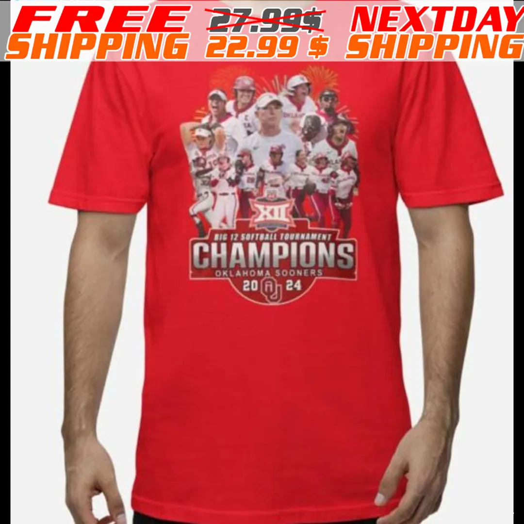 Sooners Big 12 Softball Tournament Champions 2024 Shirt