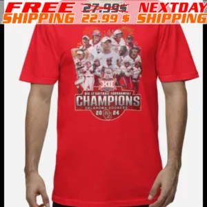 Sooners Big 12 Softball Tournament Champions 2024 Shirt