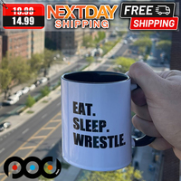 Eat Sleep Wrestle Mug