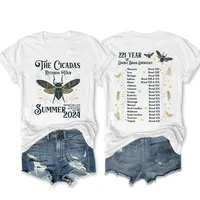 The Cicadas Reunion Tour Summer 2024 221 Year Of Double Brood Emergence Shirt