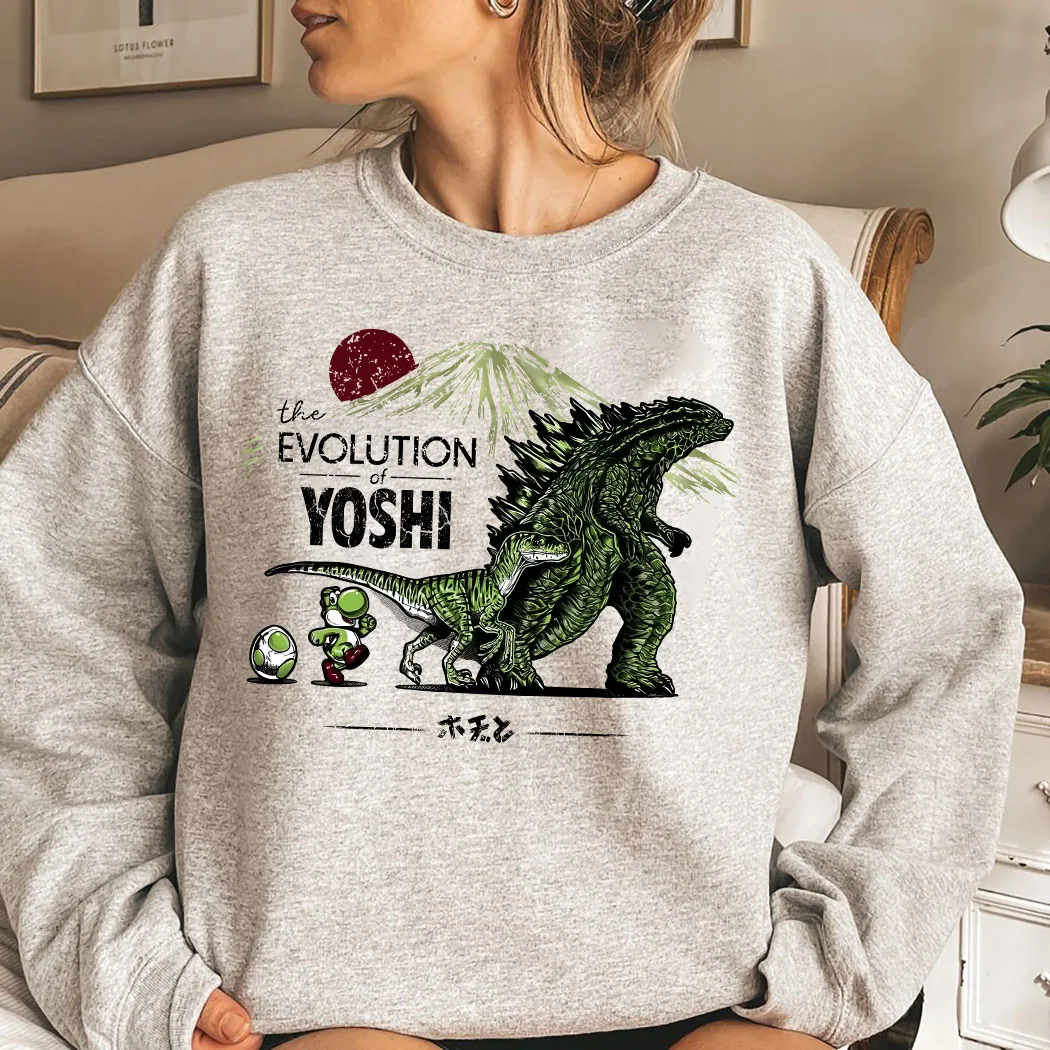 Godzilla The Evolution Of Yoshi Shirt