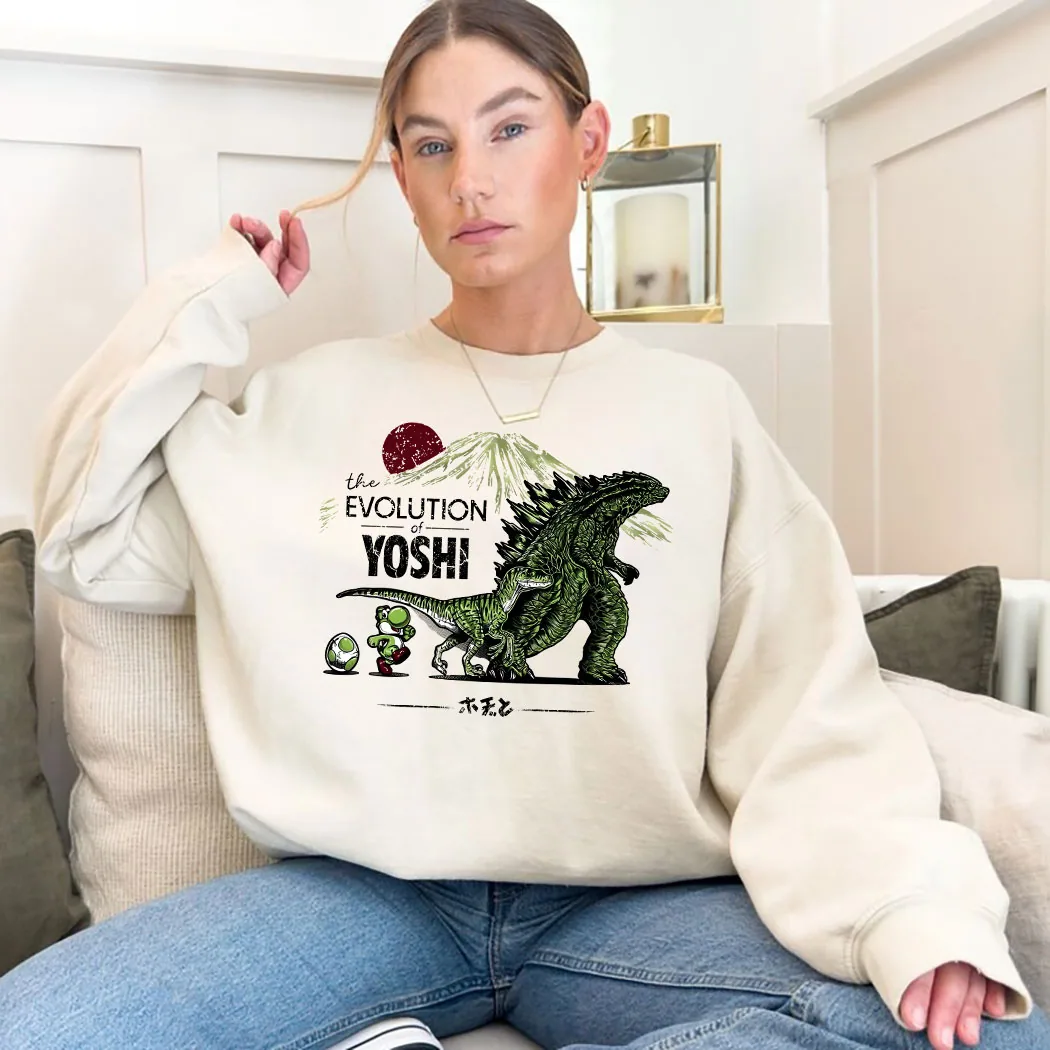 Godzilla The Evolution Of Yoshi Shirt