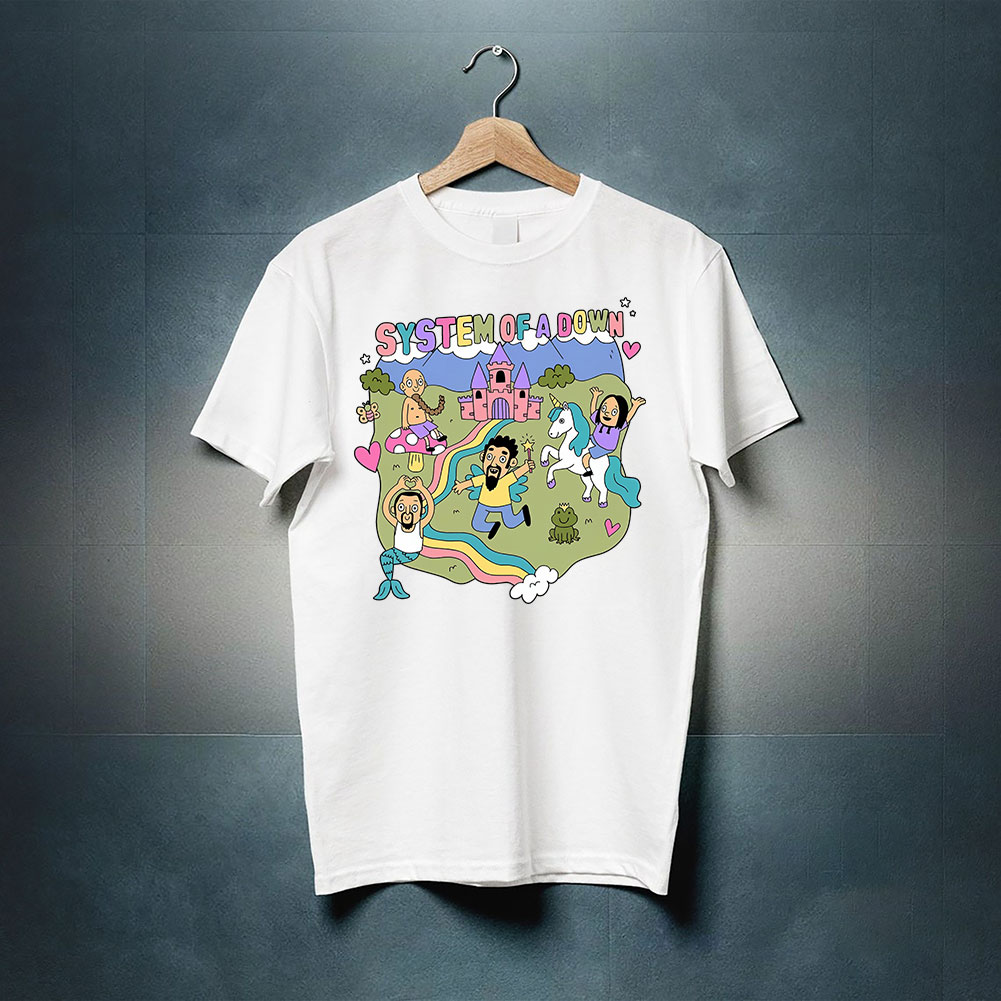 Unicorn System Of A Down Cartoon shirt