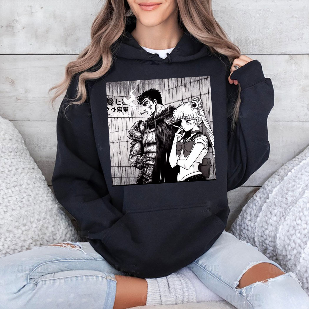 Sailor Moon Smoking Berserk Shirt
