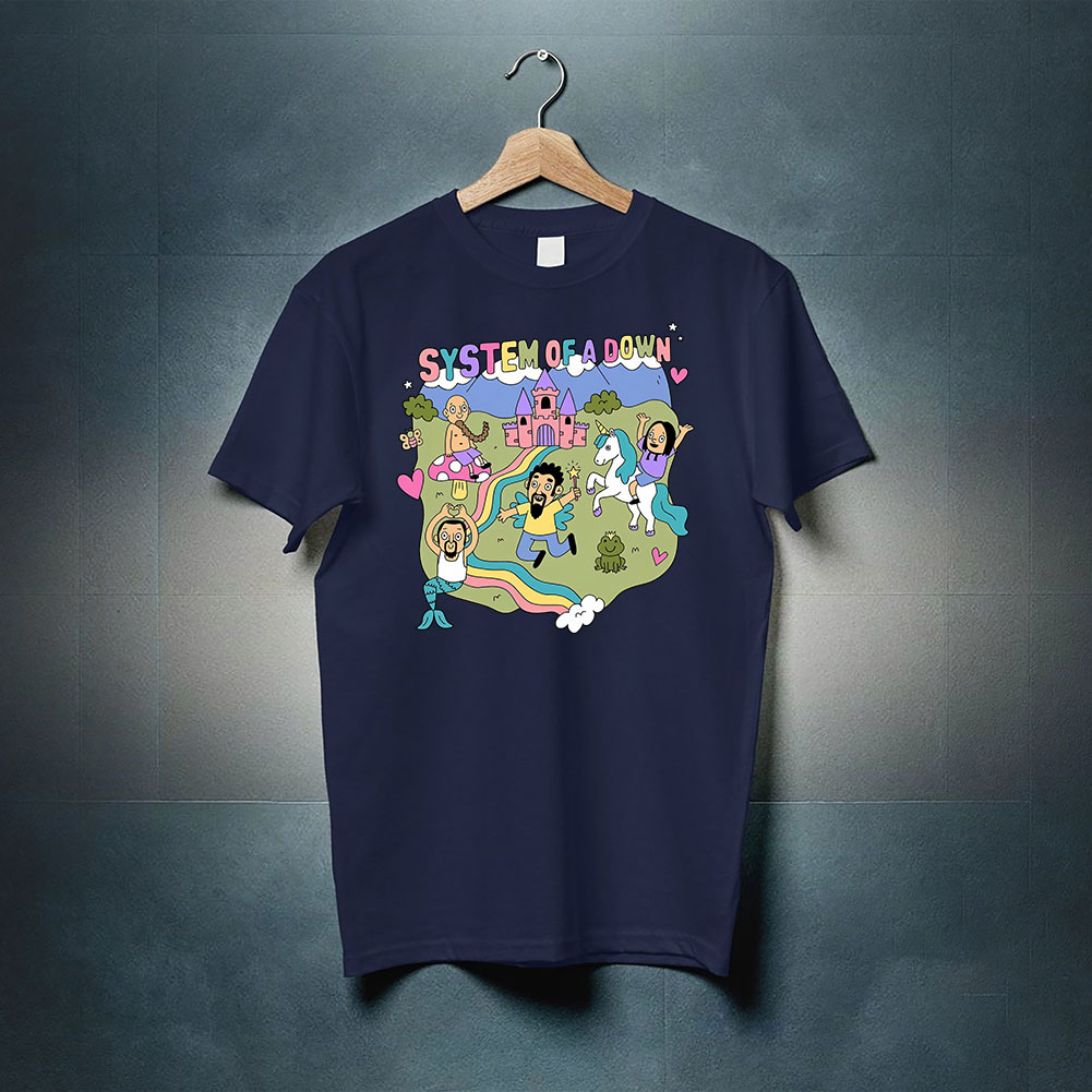 Unicorn System Of A Down Cartoon shirt