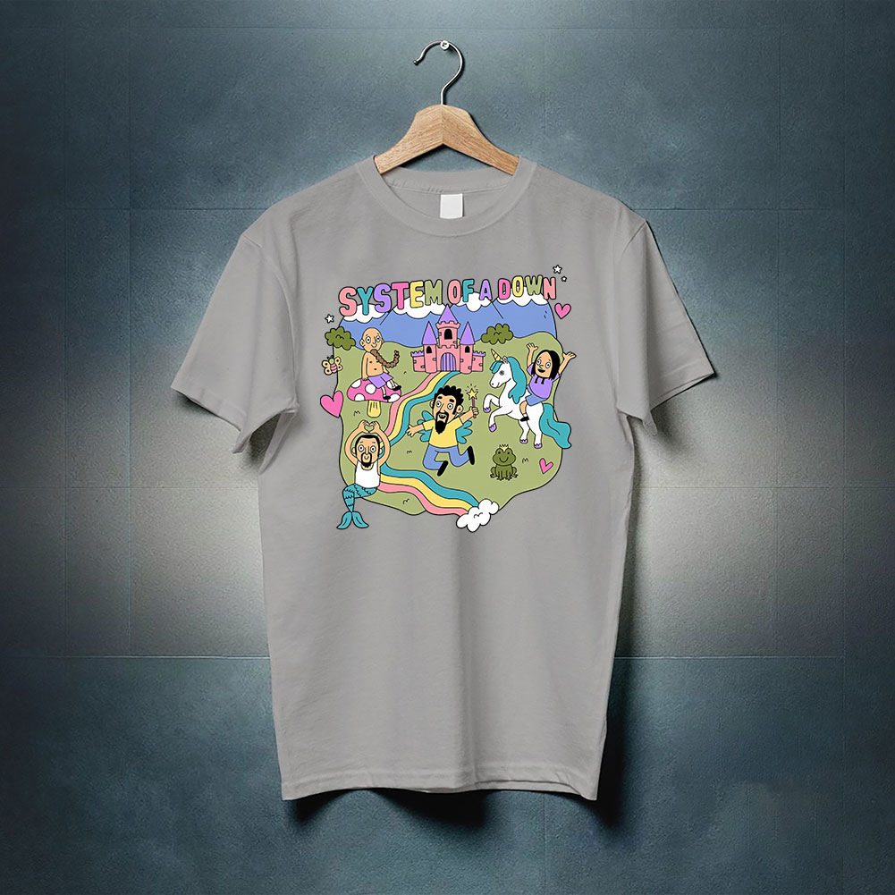 Unicorn System Of A Down Cartoon shirt