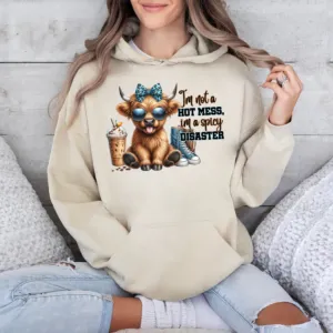 Cow I’m Not A Hot Mess I’m A Spicy Disaster Shirt