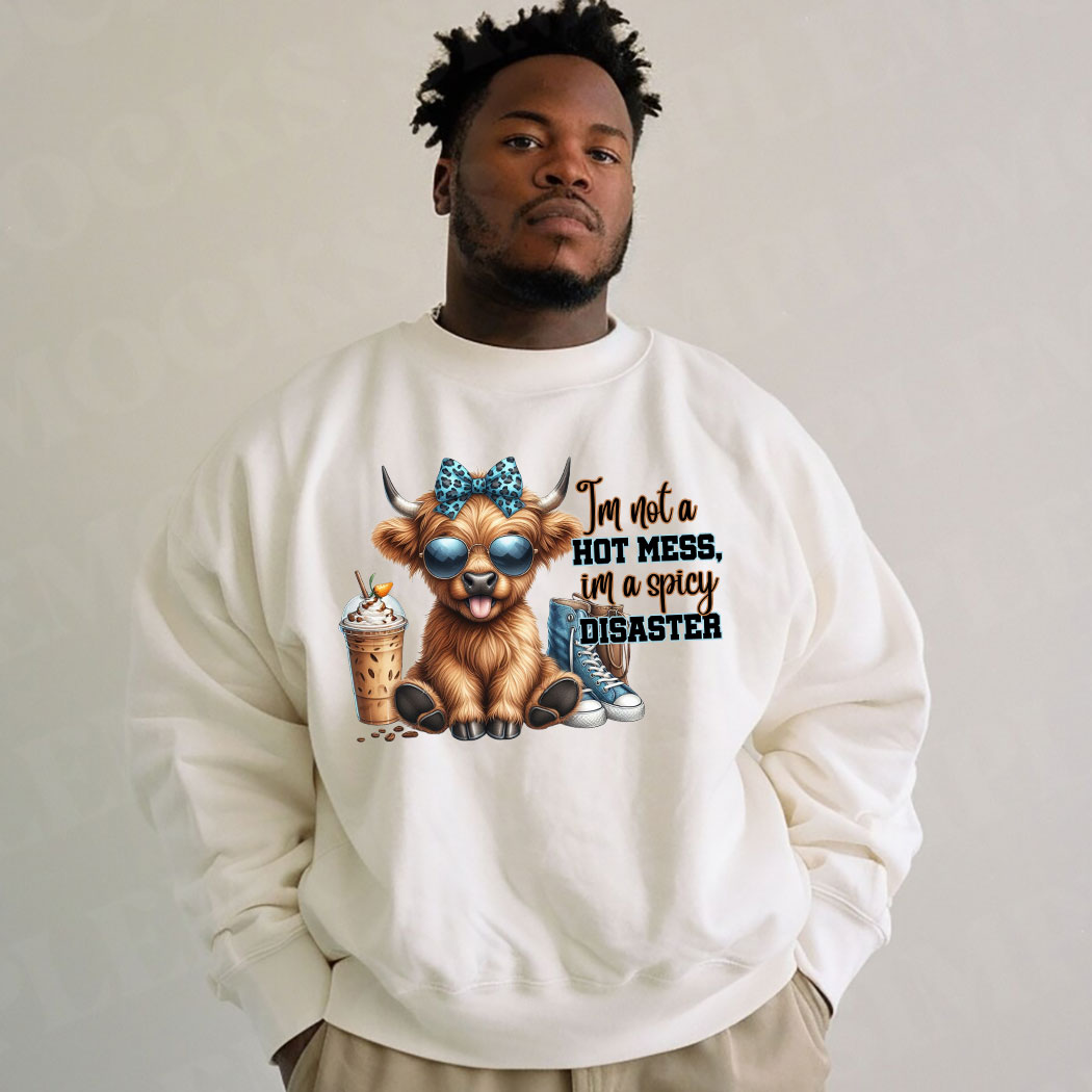 Cow I’m Not A Hot Mess I’m A Spicy Disaster Shirt