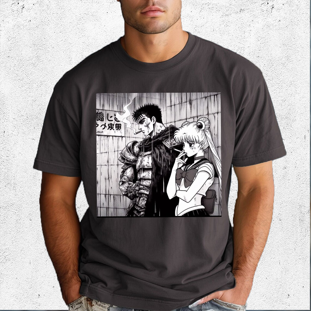 Sailor Moon Smoking Berserk Shirt