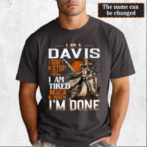 Knights Templar Carrie I Don't Stop When I Am Tired Istop When I'm Done  Shirt