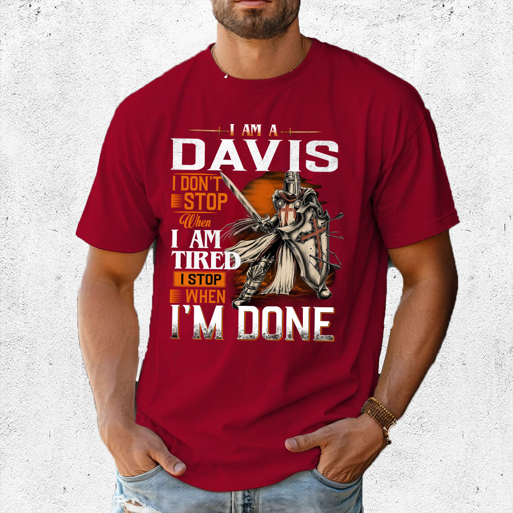 Knights Templar Carrie I Don't Stop When I Am Tired Istop When I'm Done Shirt