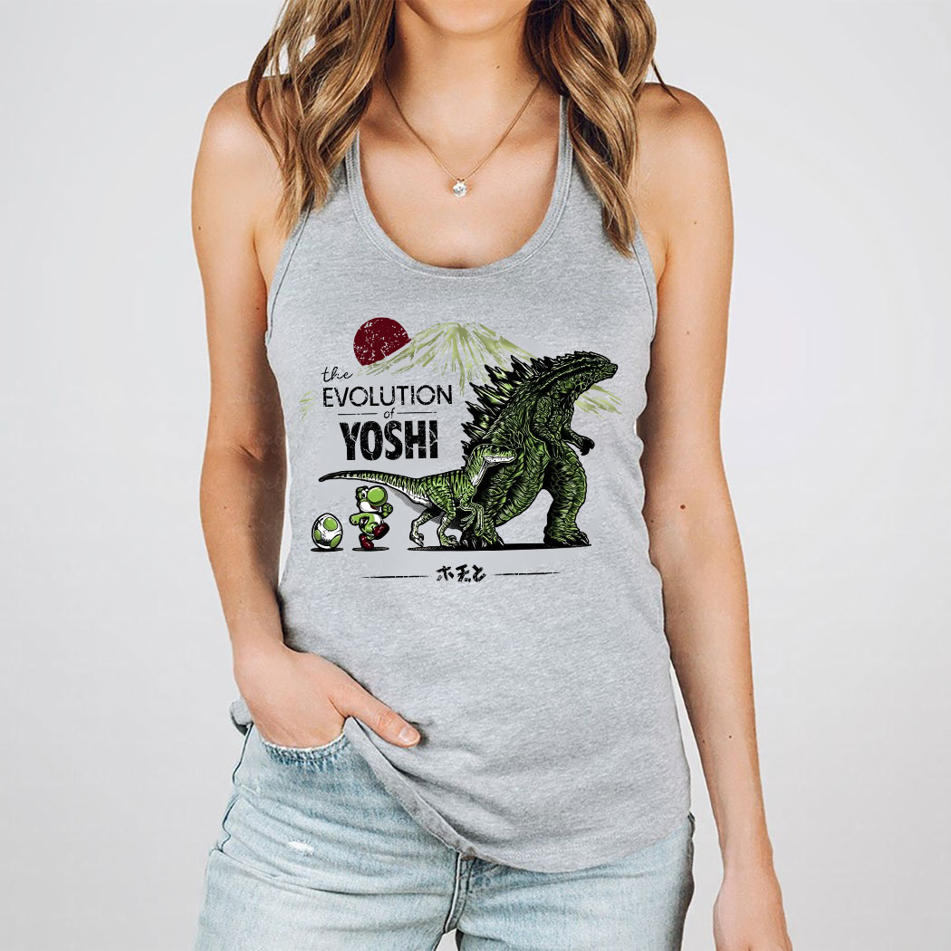 Godzilla The Evolution Of Yoshi Shirt