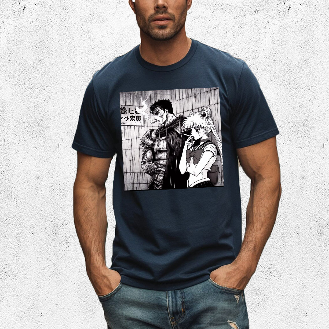 Sailor Moon Smoking Berserk Shirt