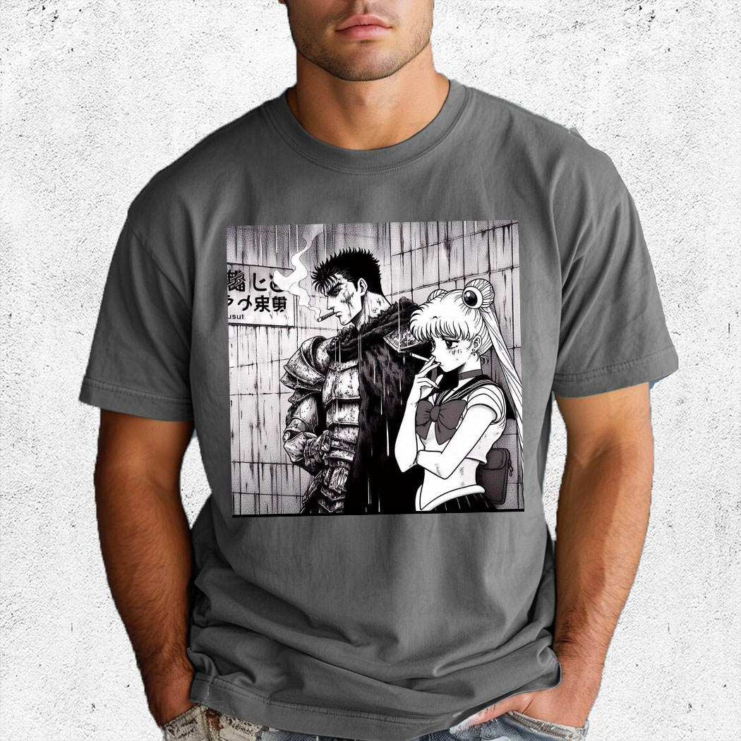 Sailor Moon Smoking Berserk Shirt