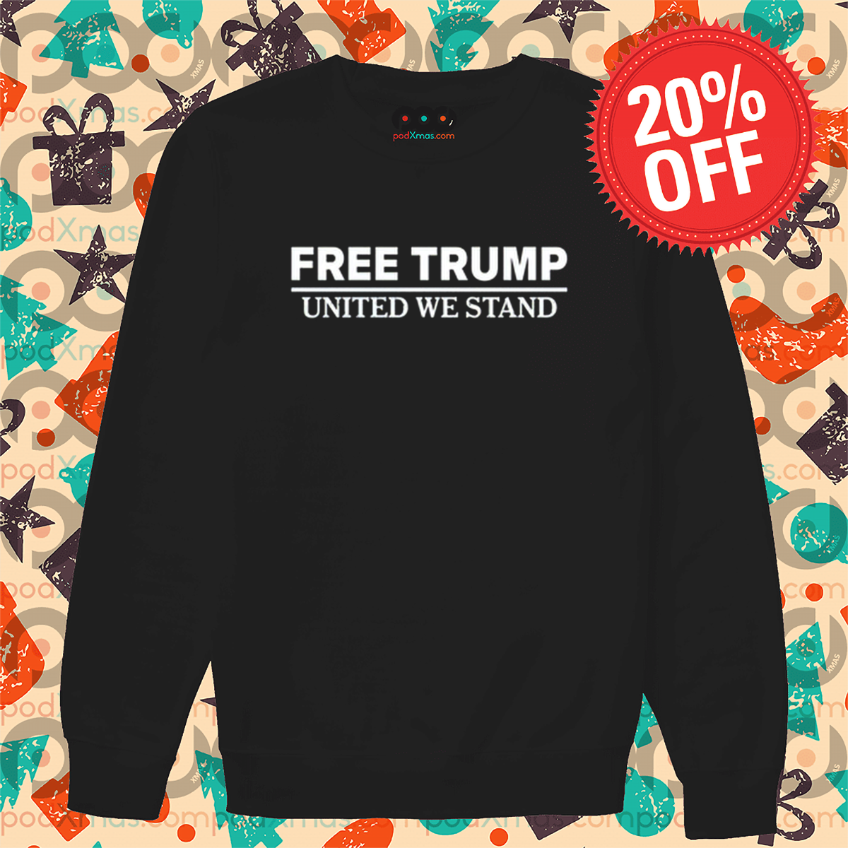 Free Trump United We Stand Shirt
