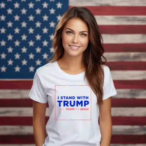 I Stand With Trump Text Trump To 88022 Shirt