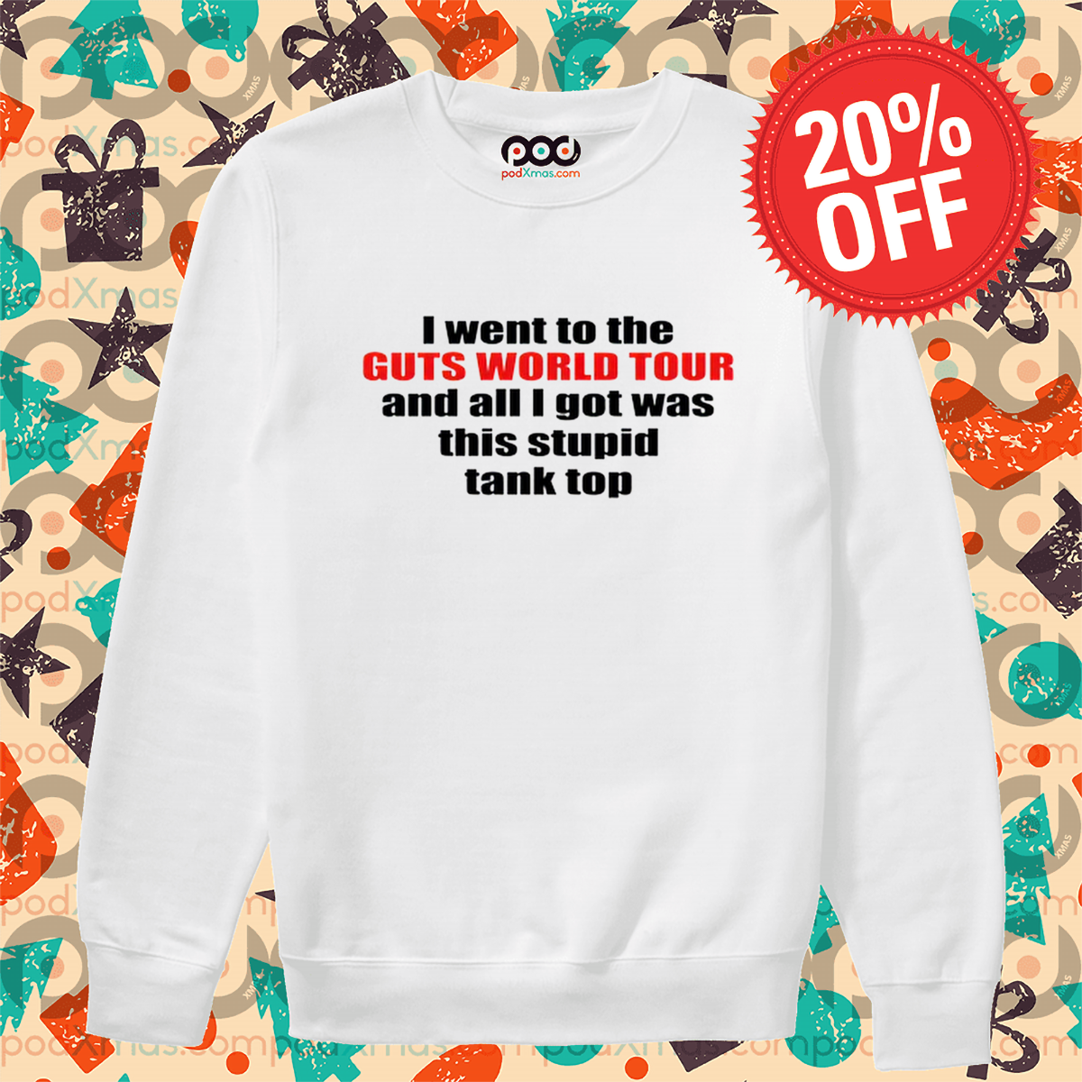 Olivia Rodrigo I Went To The Guts World Tour And All I Got Was This Stupid Tank Top Shirt