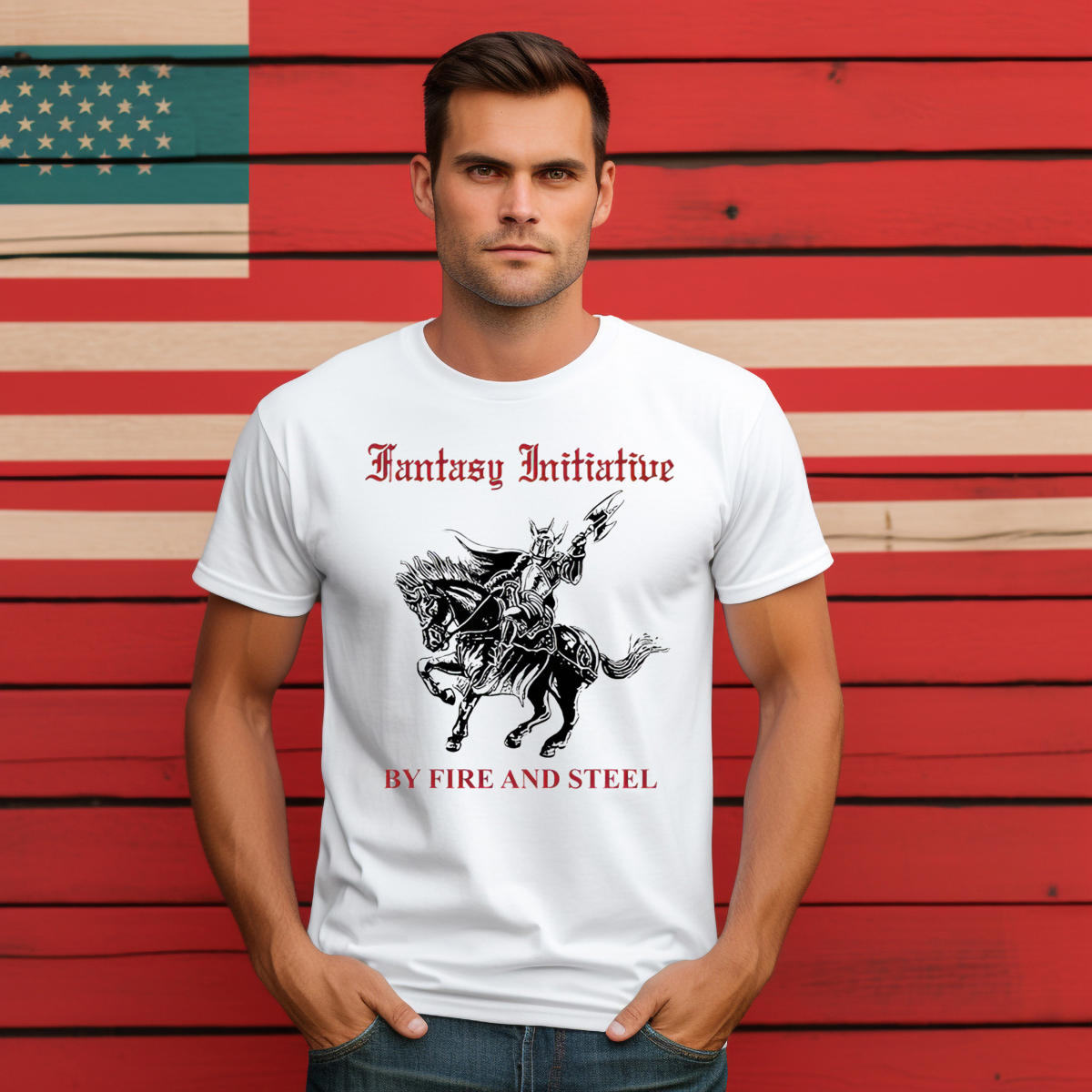 Warrior Fantasy Initiative By Fire And Steel Shirt