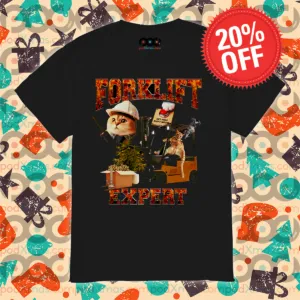 Cat Worker Forklift Expert Shirt