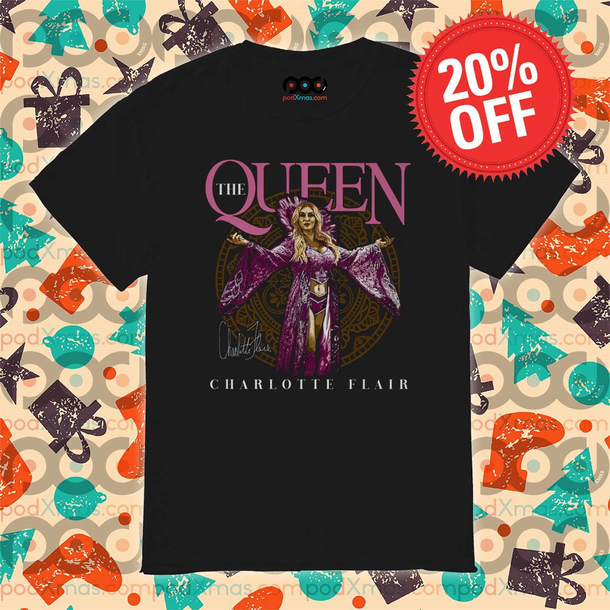 Charlotte Flair The Queen Signature 2024 Shirt