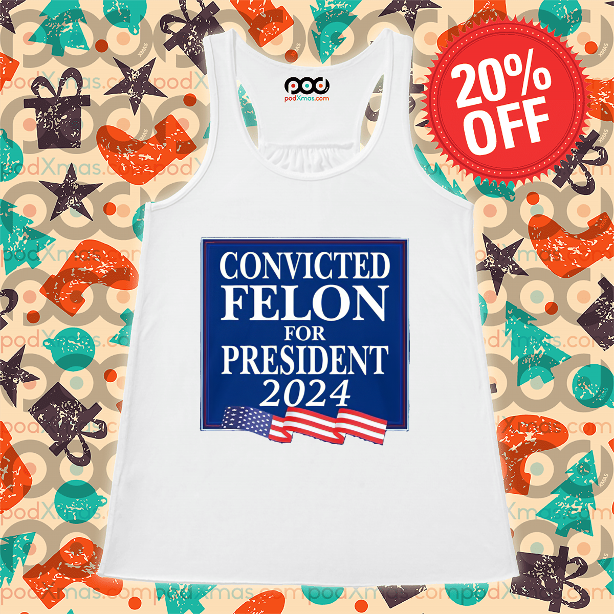 Convicted Felon For President 2024 Shirt