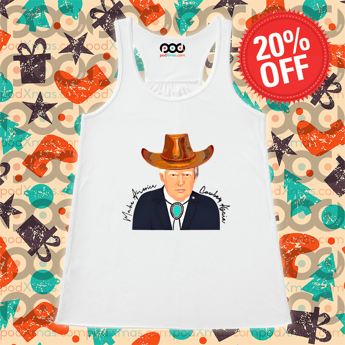 Donald Trump Make America Cowboy Again Shirt