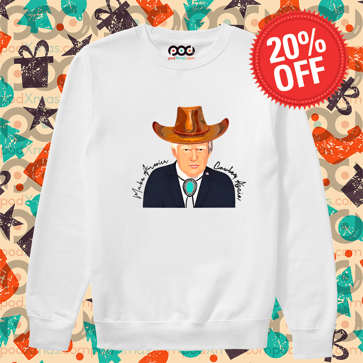 Donald Trump Make America Cowboy Again Shirt